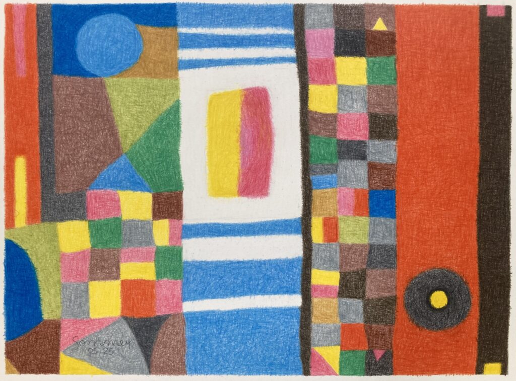 Crayon de couleur - 28 X 38 cm - mai 2025