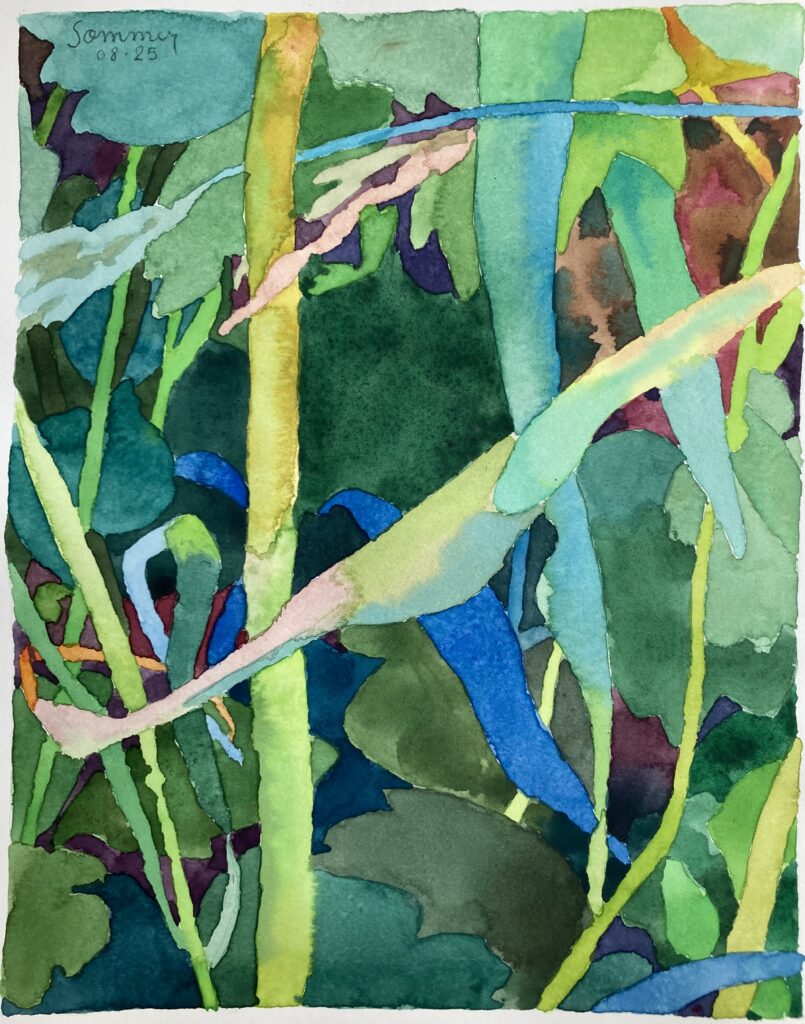 Aquarelle - 23 X 29 cm - août 2025