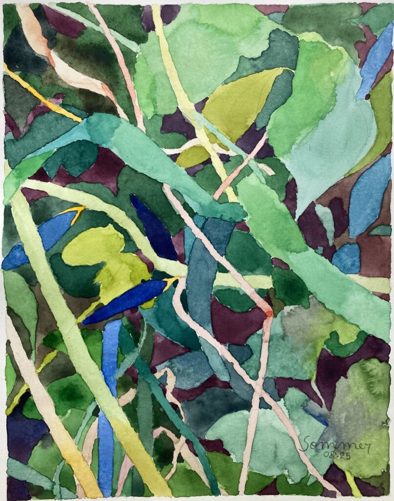 Aquarelle - 23 X 29 cm - août 2025