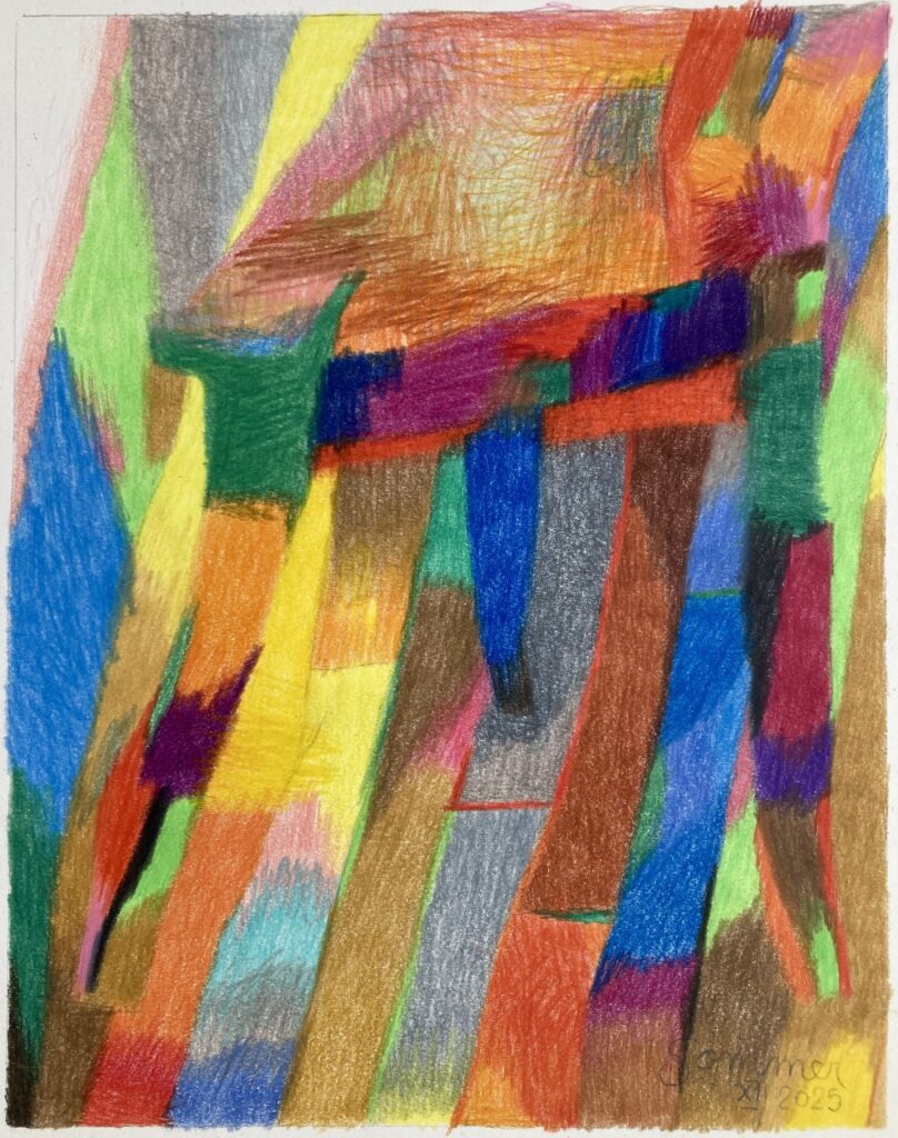 Crayon de couleur - 23 X 29 cm - décembre 2025