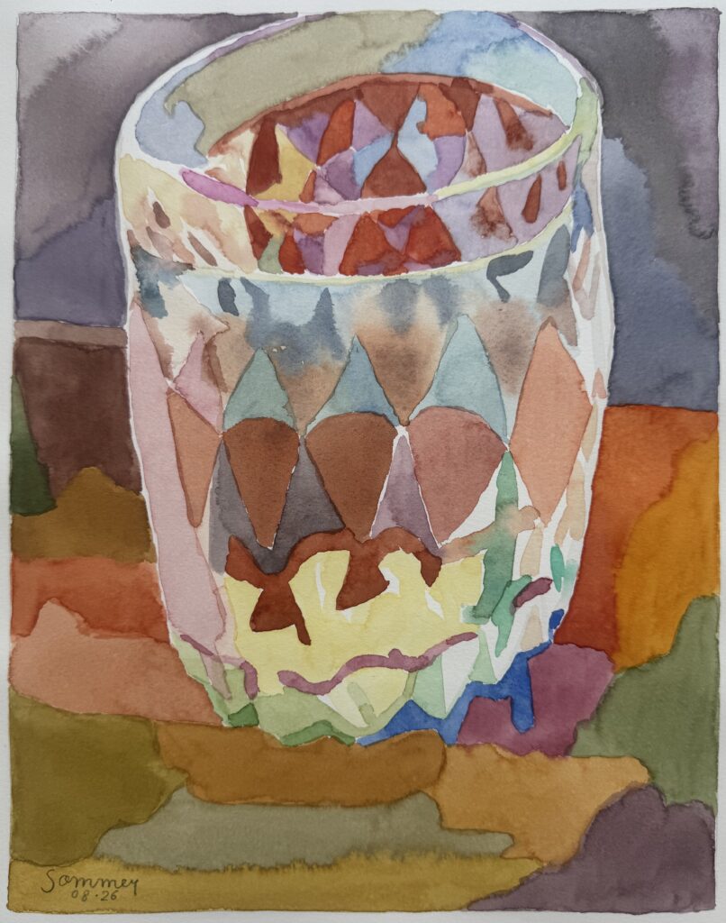 Aquarelle - 23 X 29 cm - août 2026